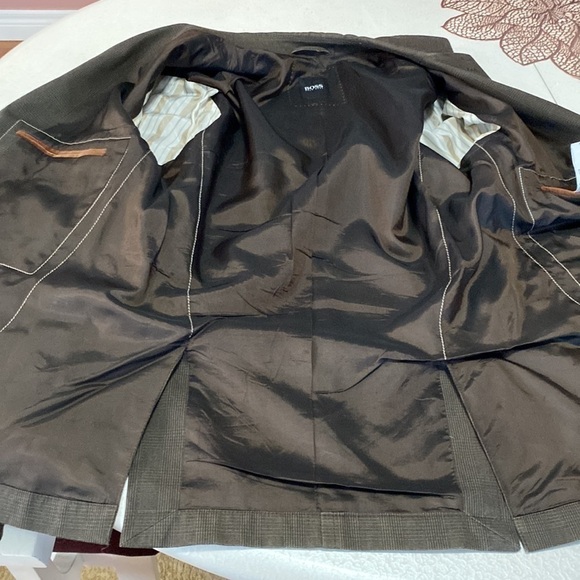 BOSS Hugo Boss Vintage Classic-Fit Sport Single Breasted Coat Jacket Sz 50R - Picture 12 of 16